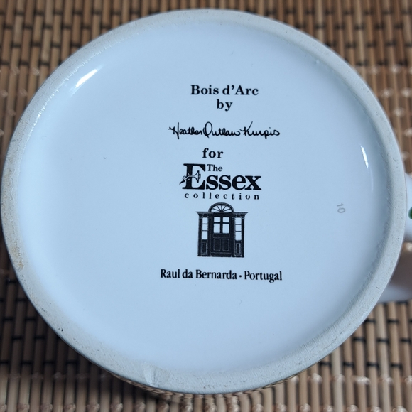 Bois d' Arc by for The Essex Collection Coffee Cup Artichoke Mug Pink & Green - Picture 6 of 11